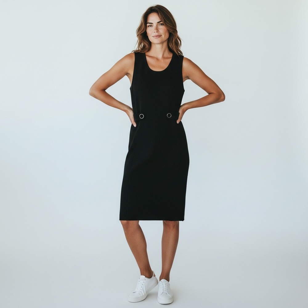 XS Ann Taylor Black dress 25% wool